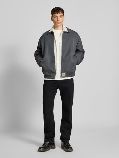 Levi's® Regular Fit Jeans mit Eingrifftaschen Modell '505™' Black 1