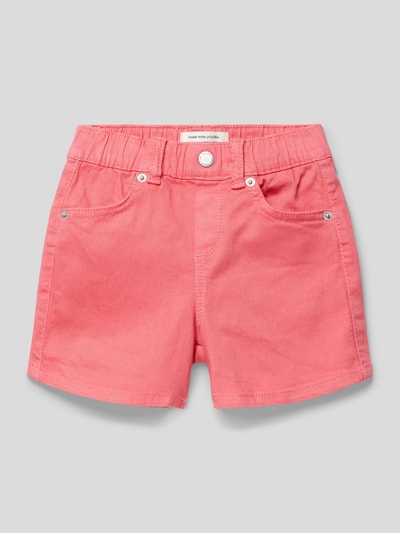 Tom Tailor Jeansshorts mit elastischem Bund Pink 1