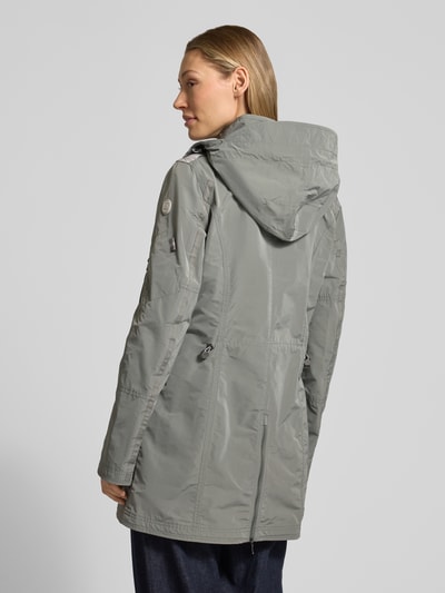 Gil Bret Jacke mit Kapuze und Pattentaschen Hellgrau 5