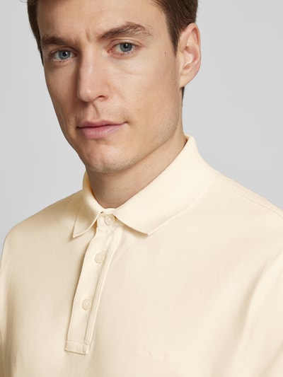 Gant Regular Fit Poloshirt von Label-Stitching Modell 'SUNFADED' Offwhite 3