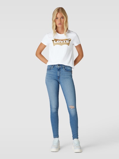 Levi's® T-Shirt mit Label-Print Modell 'THE PERFECT TEE' Weiss 1