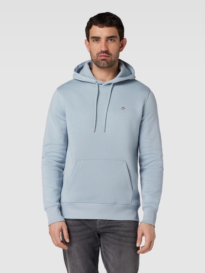 Gant Hoodie aus reiner Baumwolle Hellblau 4