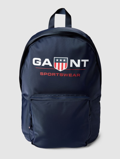 Gant Rucksack mit Label-Print Marine 2