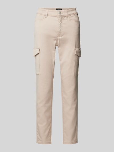 Marc Cain Slim Fit Jeans mit Cargotaschen Sand 2