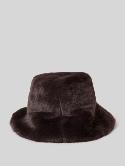 monari Mütze aus Kunstfell Modell 'Hut' Dunkelbraun 1