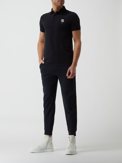 Karl Lagerfeld Poloshirt mit Stretch-Anteil  Dunkelblau 1