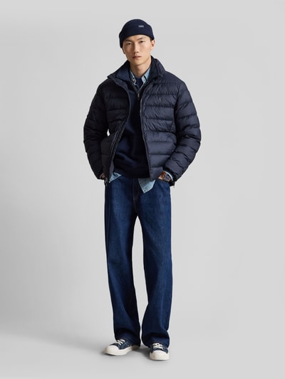 Polo Ralph Lauren Kurtka pikowana w kroju regular fit z wyhaftowanym logo Granatowy 1