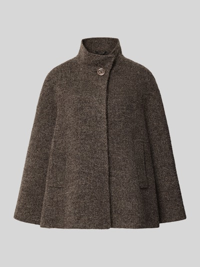 Produktfoto, Jacke mit Woll-Anteil und Stehkragen van ICONS Cinzia Rocca, katoenmix met wol, regular fit, opstaande kraag, knoopsluiting, zij-steekzakken, ruglengte maat 36: 66 cm, schouderbreedte: 60 cm, borstwijdte: 60 cm, mouwlengte: 46 cm
