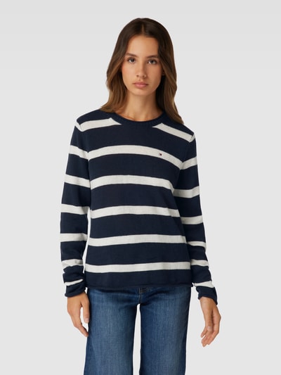 Tommy Hilfiger Strickpullover mit Rollsaum Marine 4