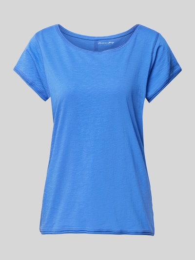 Christian Berg Woman T-Shirt mit Kappärmeln Blau 1