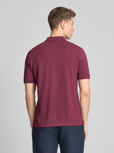 Marc O'Polo Regular Fit Poloshirt aus reiner Baumwolle Dunkelrot 5