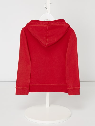 Review for Kids Hoodie mit Message-Print Rot 3