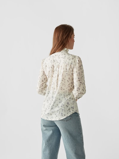 See by Chloé Bluse mit Allover-Muster Weiss 5