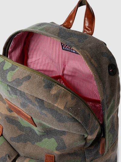 MC2 Saint Barth Rucksack mit Camouflage-Muster Modell 'CODY' Khaki 5