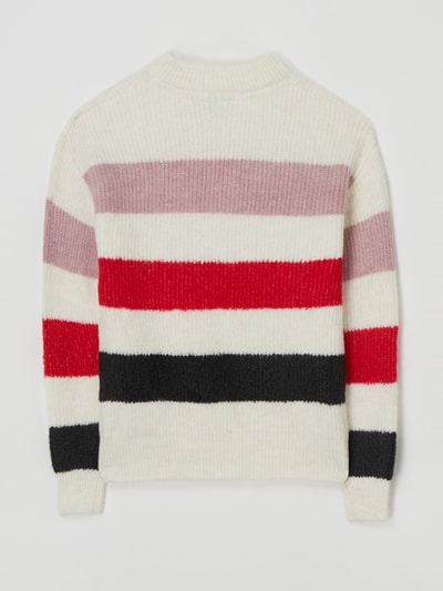 Garcia Pullover met blokstrepen  Offwhite - 3