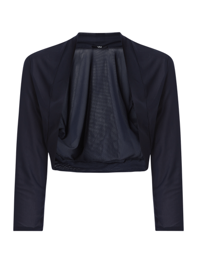 V.M. Bolero mit Einsatz aus Mesh Dunkelblau 1