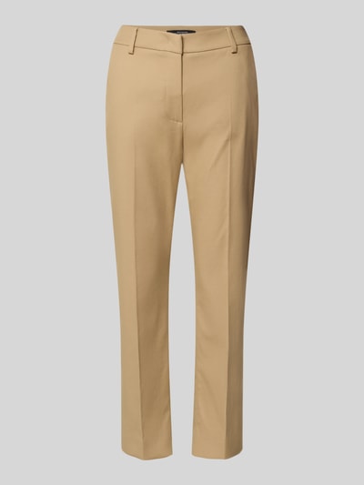 Weekend Max Mara Slim fit broek van katoenmix model 'VITE' Camel - 2