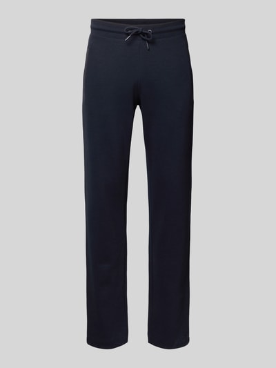 bugatti Sweatpants met elastische band, model 'Selanik' Marineblauw - 2