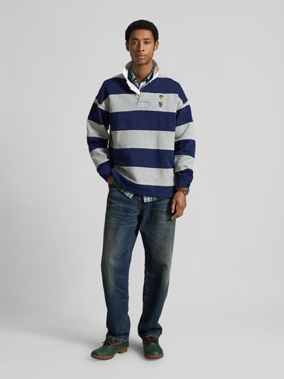 Polo Ralph Lauren Regular Fit Poloshirt aus Baumwollmix Mittelgrau 1