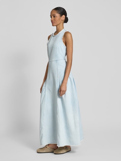 Ivy Oak Jeanskleid mit Fransen Modell 'MARCA ANN' Bleu 1