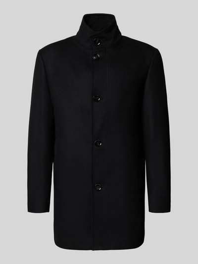 Strellson Regular Fit Wollmantel mit Stehkragen Modell 'FINCHLEY' Black 2