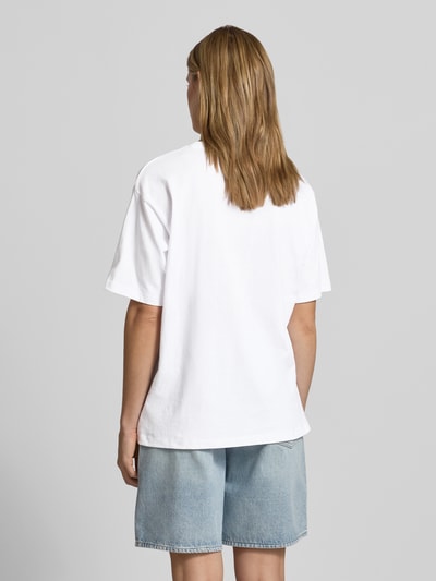 JJXX Loose Fit T-Shirt mit Motiv-Print Modell 'MILLOW' Weiss 5
