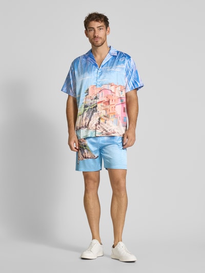 CARLO COLUCCI Oversized Shorts mit elastischem Bund Multi Stylebop 1
