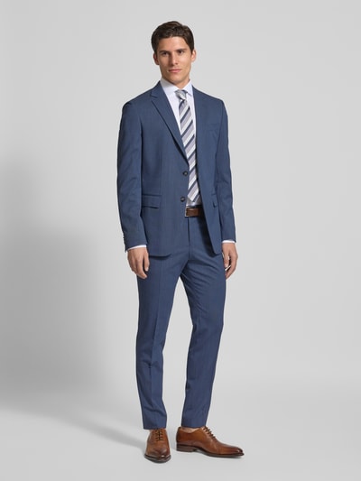 BOSS Slim Fit Anzughose mit Schurwolle Modell 'GENIUS' Marine 1