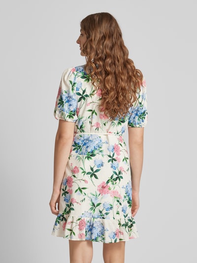 Rich & Royal Wikkeljurk met bloemenmotief Offwhite - 5