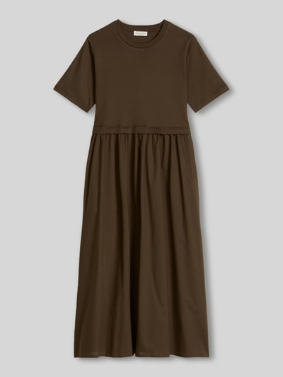 Marc O'Polo Loose Fit Freizeitkleid aus reiner Baumwolle Mittelbraun 2