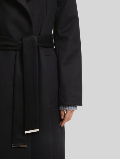 BOSS Regular Fit Mantel aus Woll-Kaschmir-Mix Modell 'Calegan' Black 6