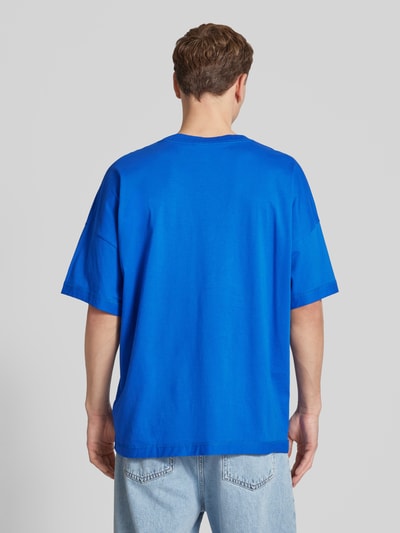 Calvin Klein Jeans T-Shirt mit Label-Print Modell 'SKYSCRAPER URBAN' Royal 5