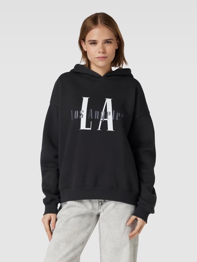 Gina Tricot Hoodie mit überschnittenen Schultern Black 4