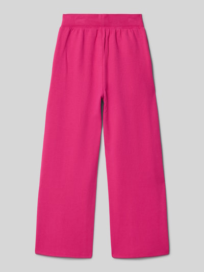 Produktfoto, Regular Fit Sweathose aus Baumwoll-Mix von Polo Ralph Lauren Teens in Pink, unifarben, elastischer Bund, seitliche Taschen, Sweatstruktur