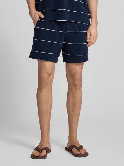 Tommy Jeans Regular Fit Shorts aus Baumwoll-Mix Marine 4