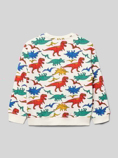 Blue Seven Regular Fit Pullover mit Allover-Motiv-Print Offwhite 3