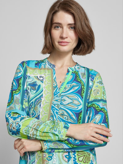 Emily Van den Bergh Blouseshirt met all-over motief Groen - 3