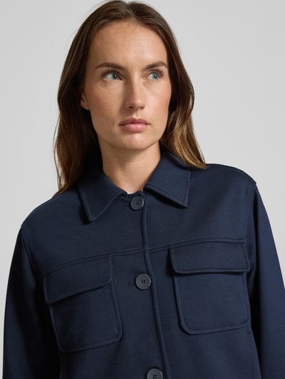 More & More Regular Fit Blazer aus Viskose-Mix Marine 3