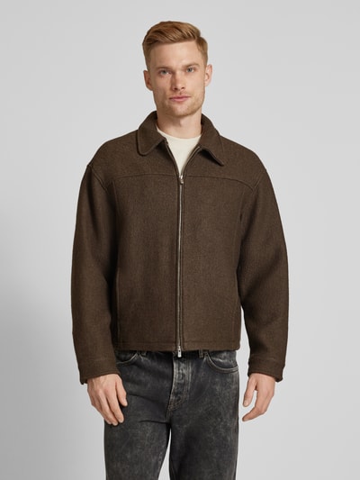 Jack & Jones Premium Jack met platte kraag, model 'RAPHAEL' Donkerbruin - 4