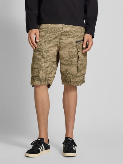 G-Star Raw Relaxed Fit Cargoshorts mit Eingrifftaschen Modell 'Rovic' Beige 4