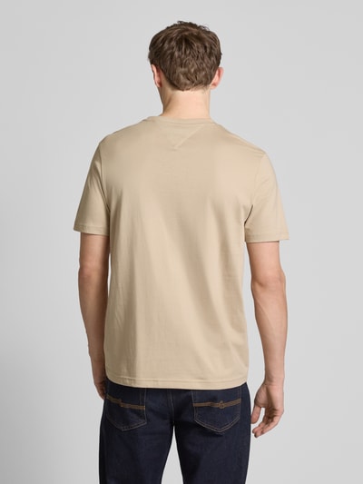 Tommy Hilfiger T-Shirt mit Label-Print Beige 5