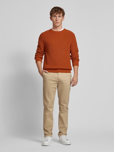 Tommy Hilfiger Chino met achterzakken, model 'DENTON' Beige - 1