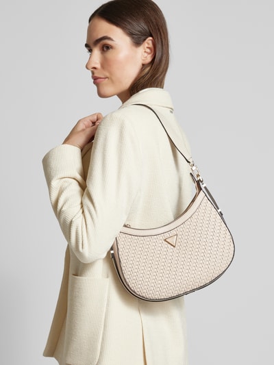 Guess Handtas in gevlochten look, model 'MURIELLE' Offwhite - 1