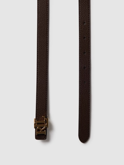 Lauren Ralph Lauren Riem met labelapplicatie Donkerbruin - 3