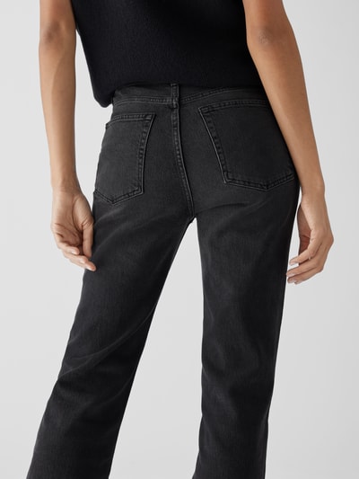 Boyish Bootcut Jeans mit Brand-Detail Mittelgrau 3