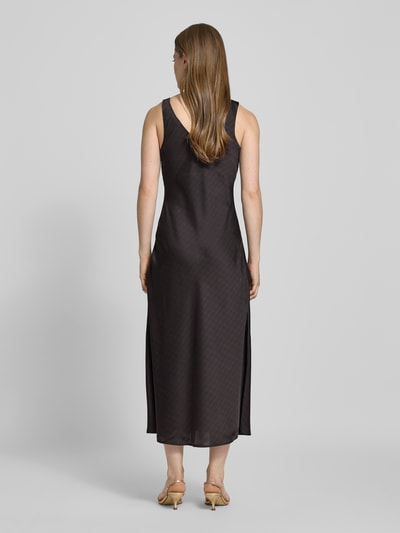 Someday Midikleid mit V-Ausschnitt Modell 'Qova' Dunkelblau 5