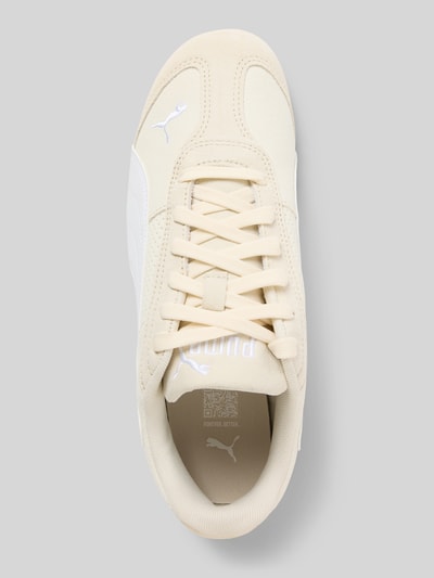 Produktfoto, Sneaker aus Leder-Mix Modell 'Replicatch' von PUMA in Beige mit abgerundeter Passform, glatter Sohle, Logo-Stitching, Schnürverschluss