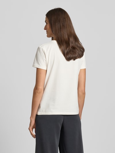 Guess Activewear T-shirt met labeldetail, model 'INGRID' Offwhite - 5
