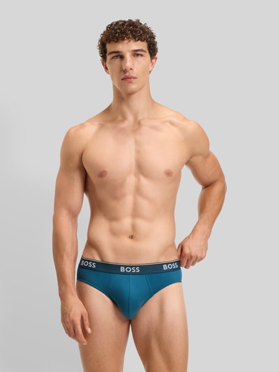 BOSS Slip aus Baumwoll-Mix im 3er-Pack Blau 3