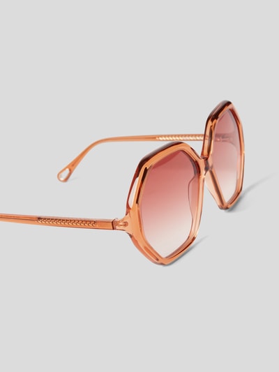 Chloé Sonnenbrille in Unifarben Orange 3